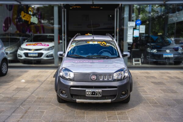 Fiat Uno Way 1.4 8V 5Ptas Gnc 2013 Gris